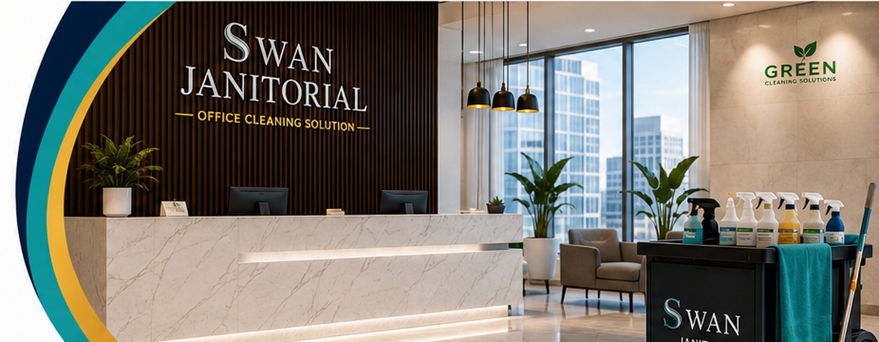 Professional commercial office reception